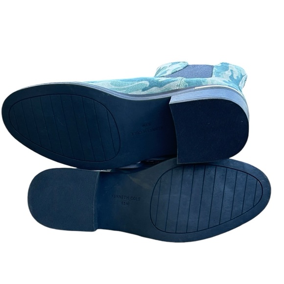 Kenneth Cole boots booties New York Levon 2.0 Welt Chelsea Olive Camo Ankle 6.5 - Picture 5 of 6